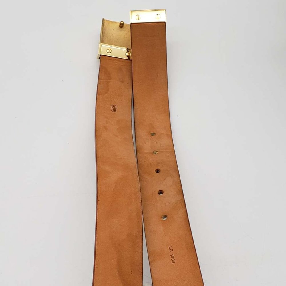 Authentic Louis Vuitton Belt Saint Tulle Carre - Picture 11 of 15